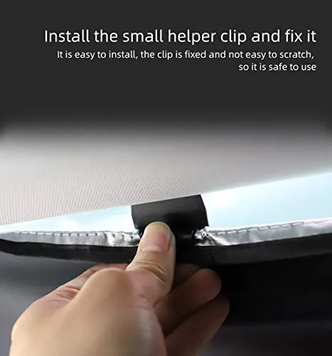 Custom Tailored Rear Triangular Window Privacy Shades for The Tesla Model Y