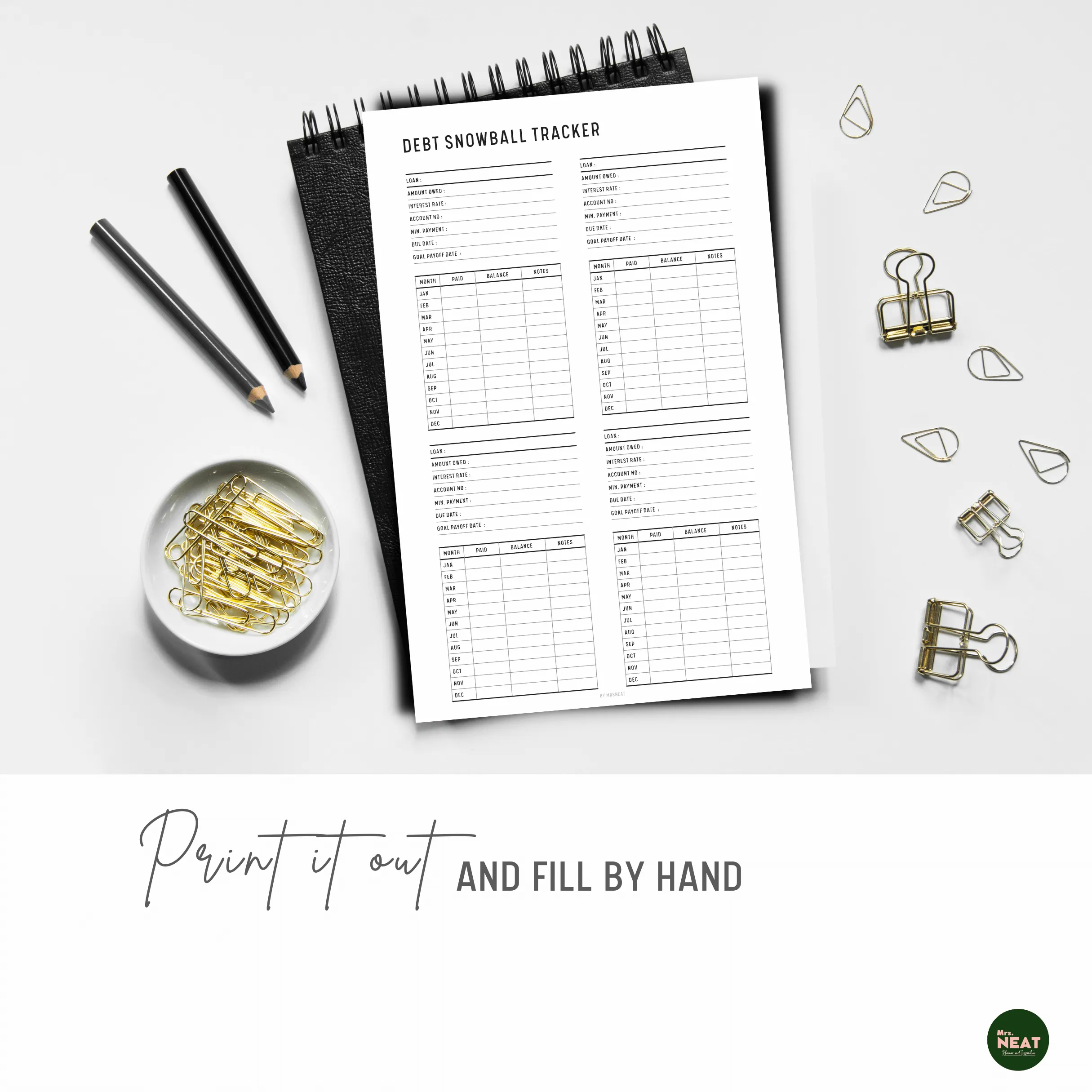 Debt Snowball Tracker - M055
