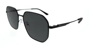 Emporio Armani 0EA2154D 300187 Matte black/gunmetal Square Sunglasses