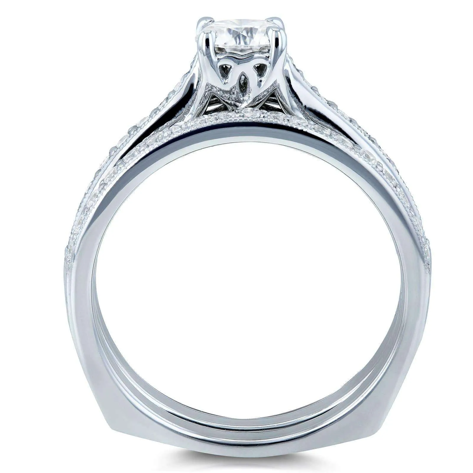 Euro Round Bridal Set - 0.5ct