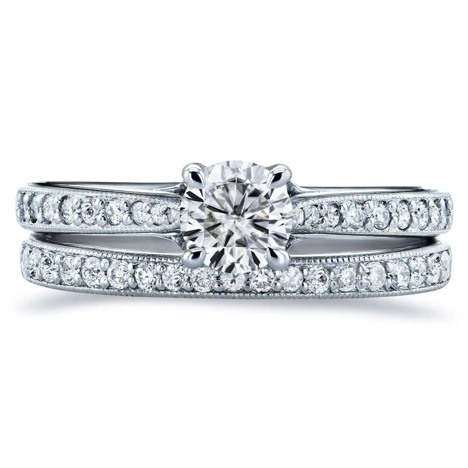 Euro Round Bridal Set - 0.5ct