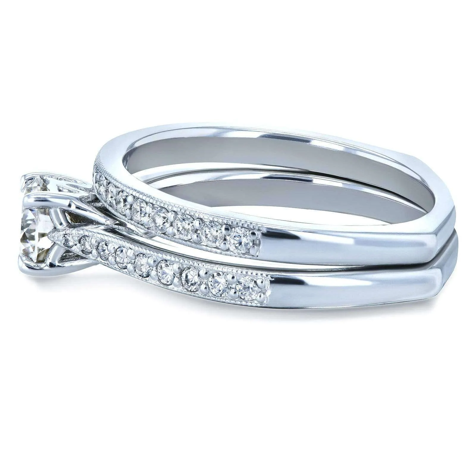 Euro Round Bridal Set - 0.5ct