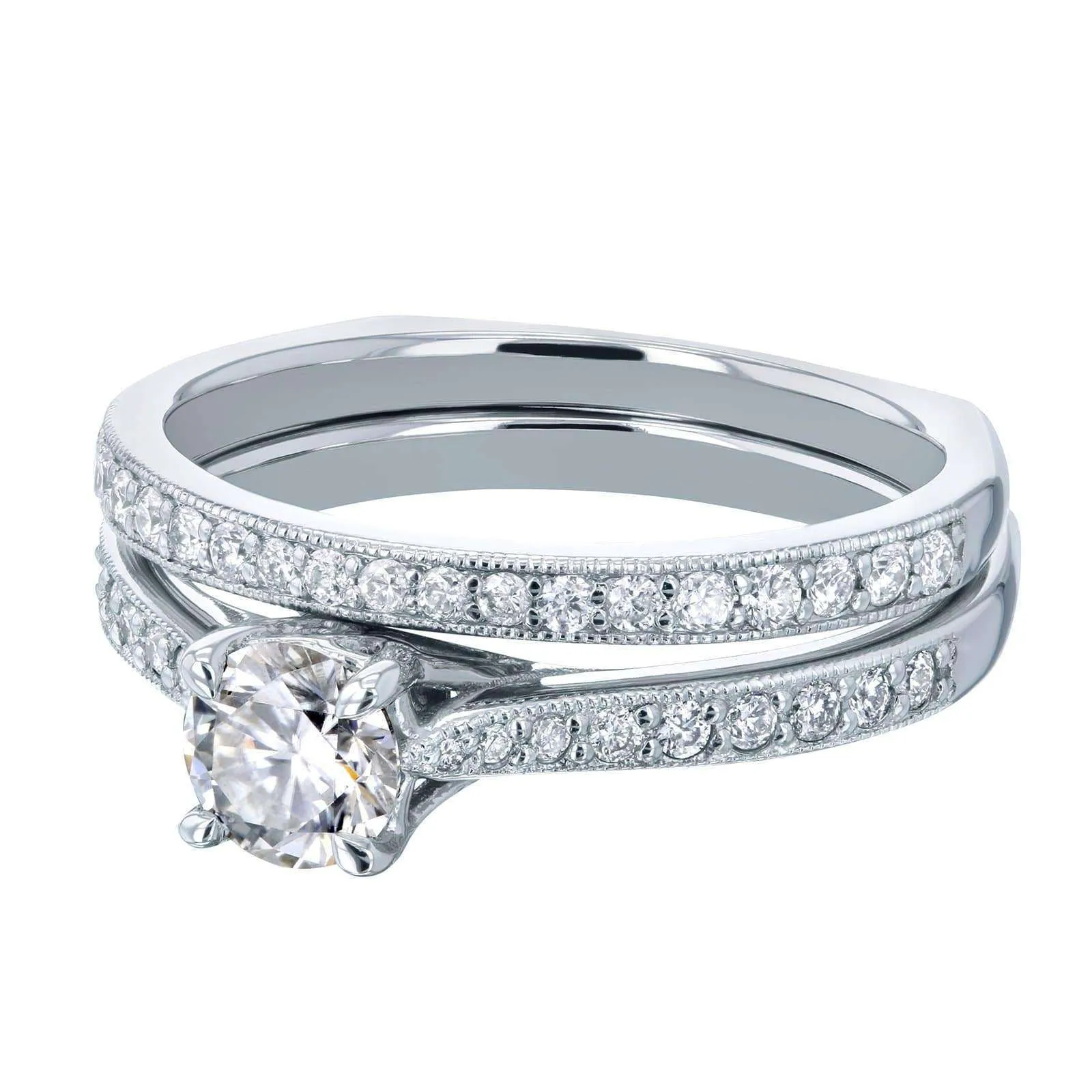 Euro Round Bridal Set - 0.5ct