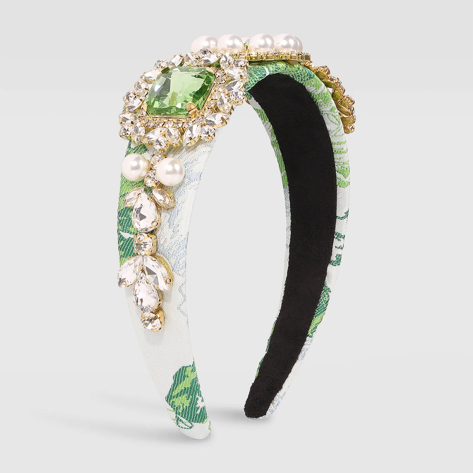 F3187 Large Rhinestone Ethic Traditional Pattern Headband