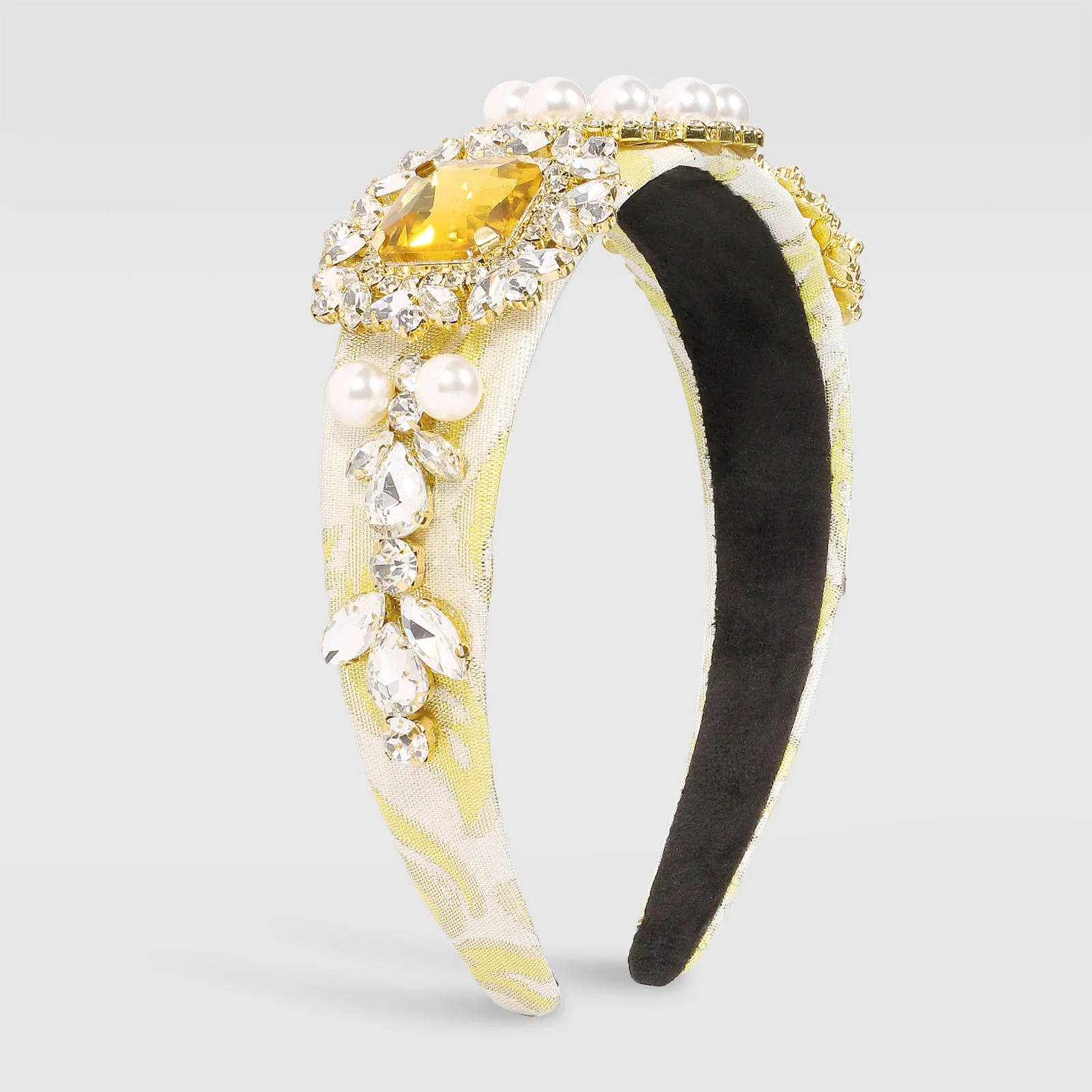 F3187 Large Rhinestone Ethic Traditional Pattern Headband