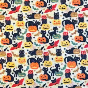 Fabric - "Hoots & Hexes" - Cut & Sold By the Yard / For Sewing & Craft Projects / Sold By the Yard - Continuous Length / 100% Washable Cotton (FINAL SALE)