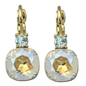 Fairy Lights Leverback Earrings (Goldtone)