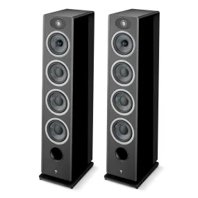 Focal Vestia No.3 3-Way Bass-Reflex Floorstanding Loudspeaker with 3 Woofers - Pair (Black High Gloss)