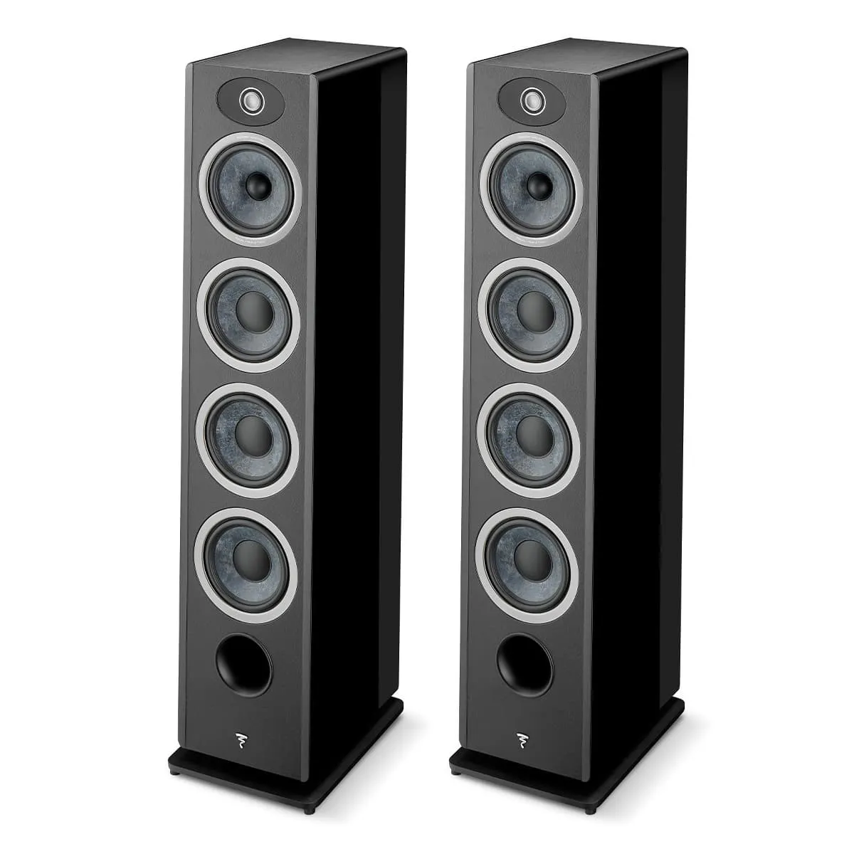 Focal Vestia No.3 3-Way Bass-Reflex Floorstanding Loudspeaker with 3 Woofers - Pair (Black High Gloss)