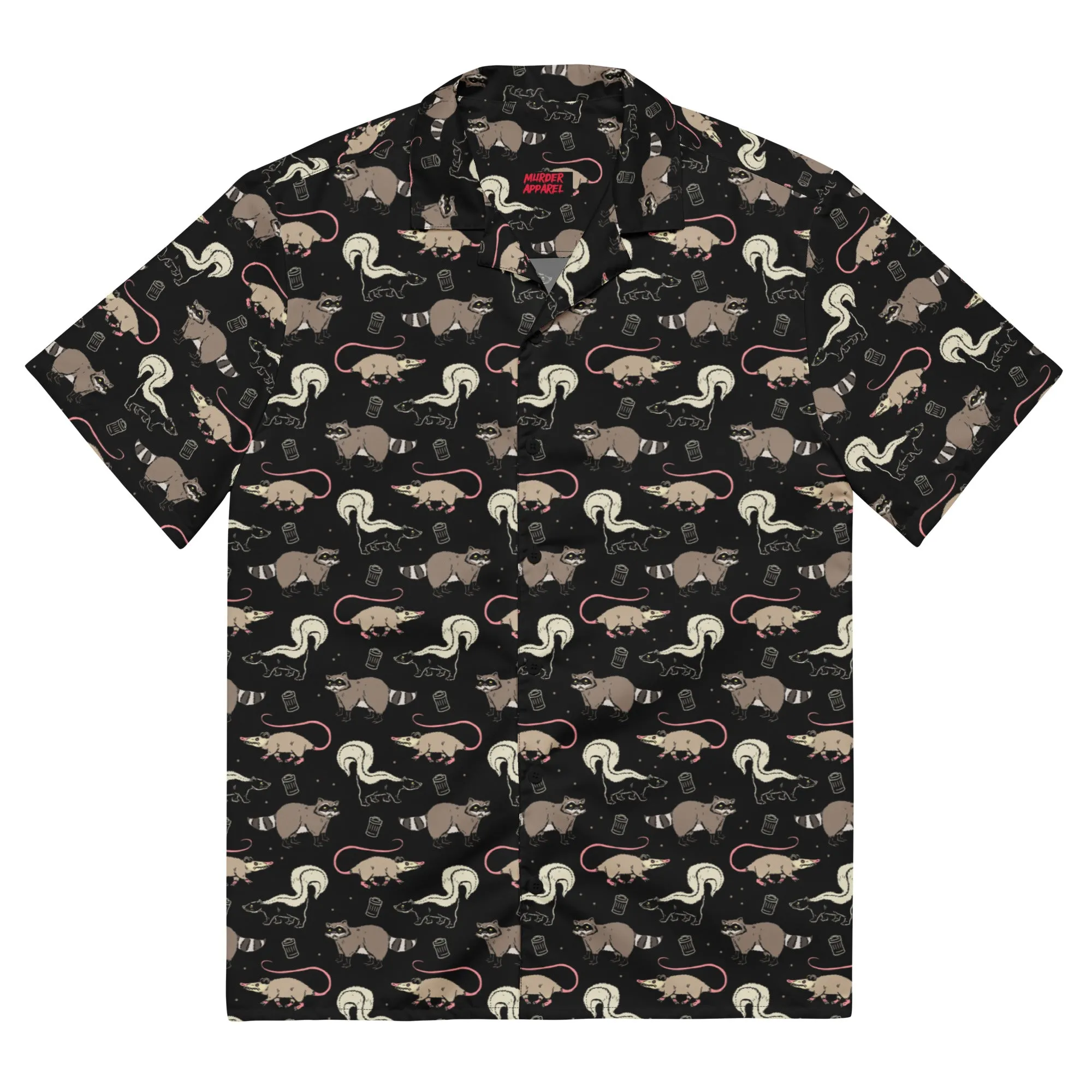 Garbage Cats Button-up