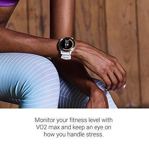 Garmin 010-01769-09 Vívoactive 3, GPS Smartwatch with Contactless Payments and Built-in Sports Apps, White/Rose Gold