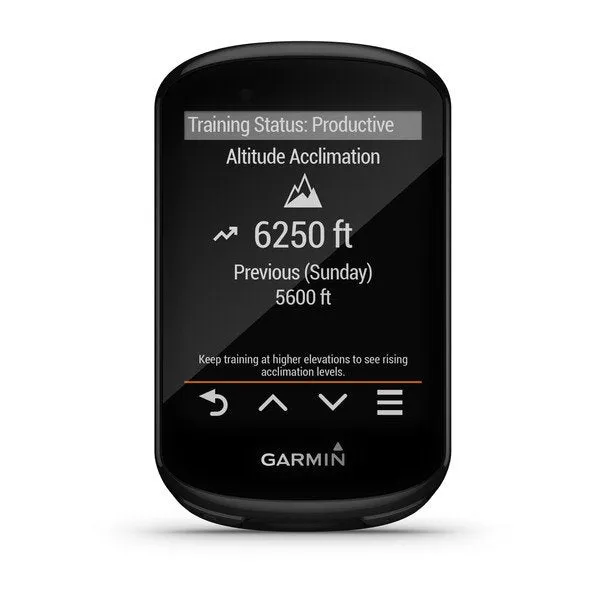 Garmin Edge 830 Bike Computer - GPS, Wireless, Black.