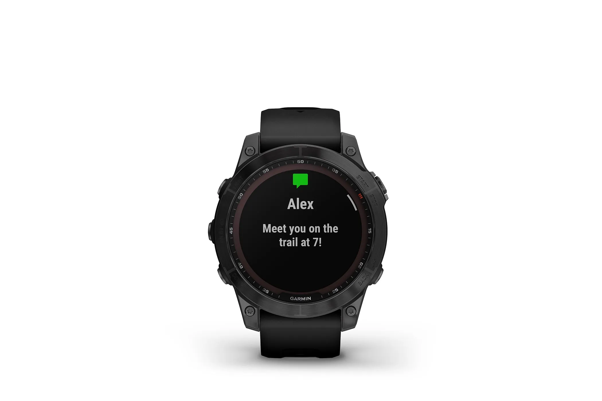 Garmin Fenix 7 Smartwatch Sapphire Solar Black DLC Ti Black Band
