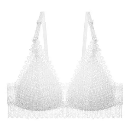 Gathering bra thin cup back bra