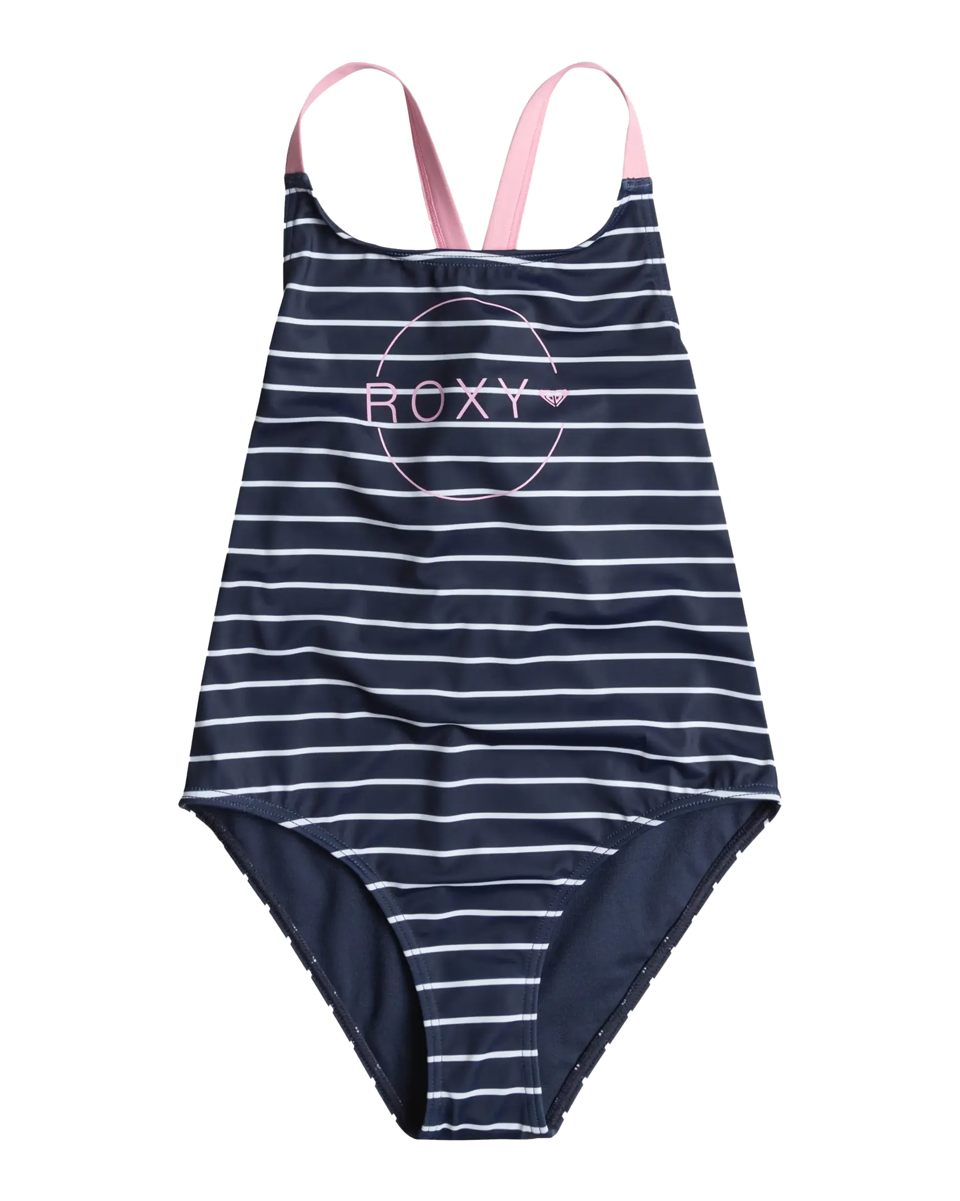 Girls Bico Stripe Swimsuit in Naval Academy