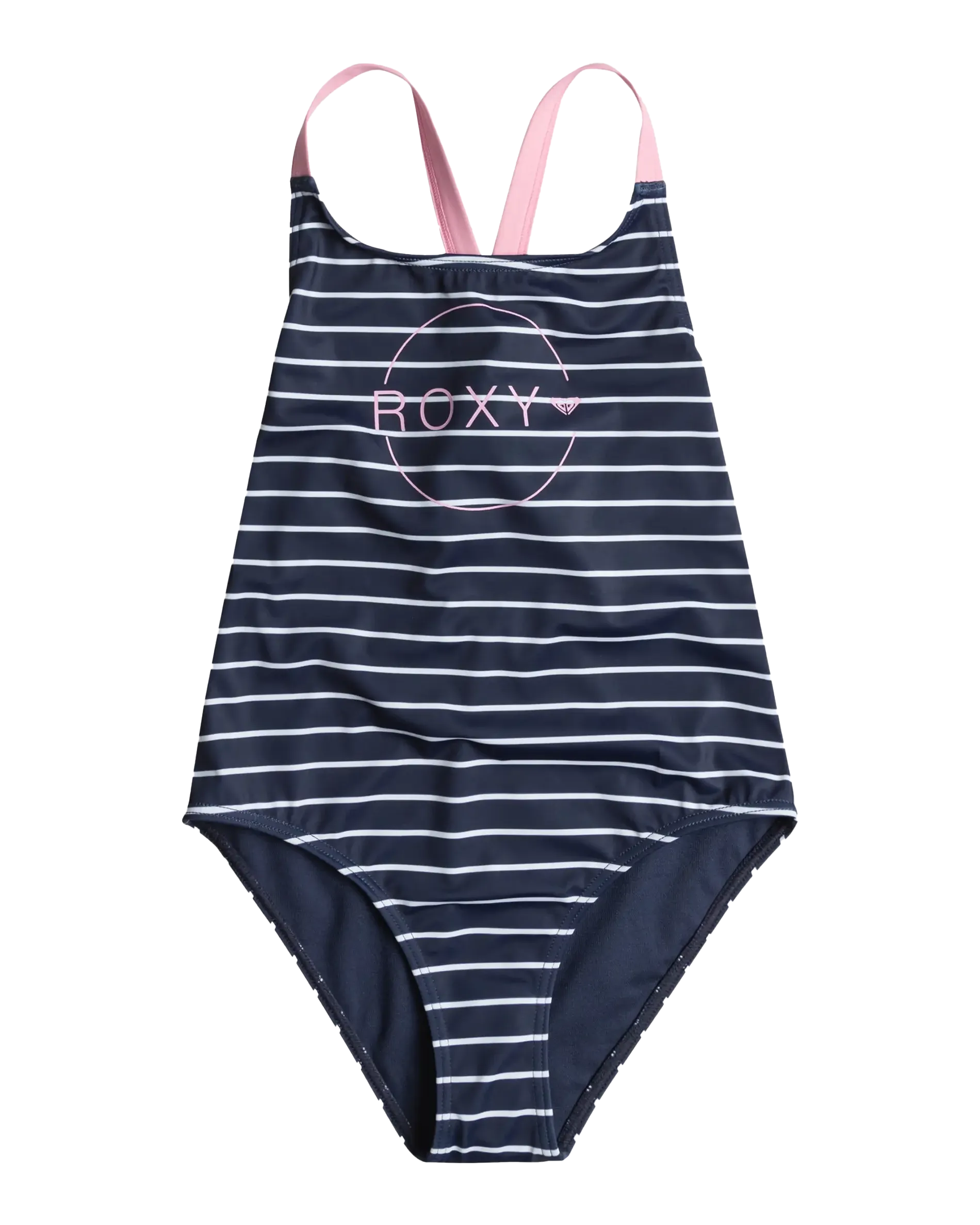Girls Bico Stripe Swimsuit in Naval Academy