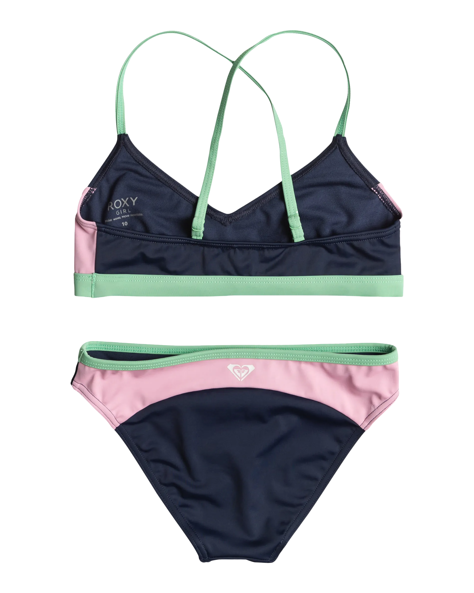 Girls Ilacabo Active Athletic Bikini Set in Naval Academy