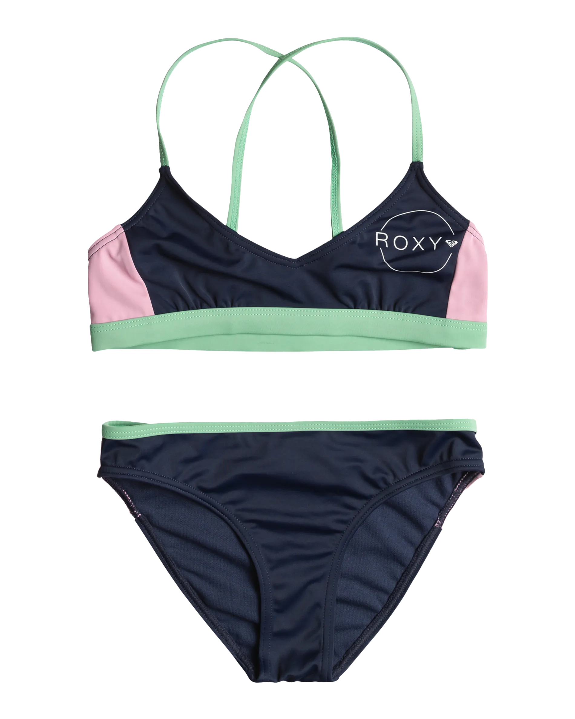 Girls Ilacabo Active Athletic Bikini Set in Naval Academy