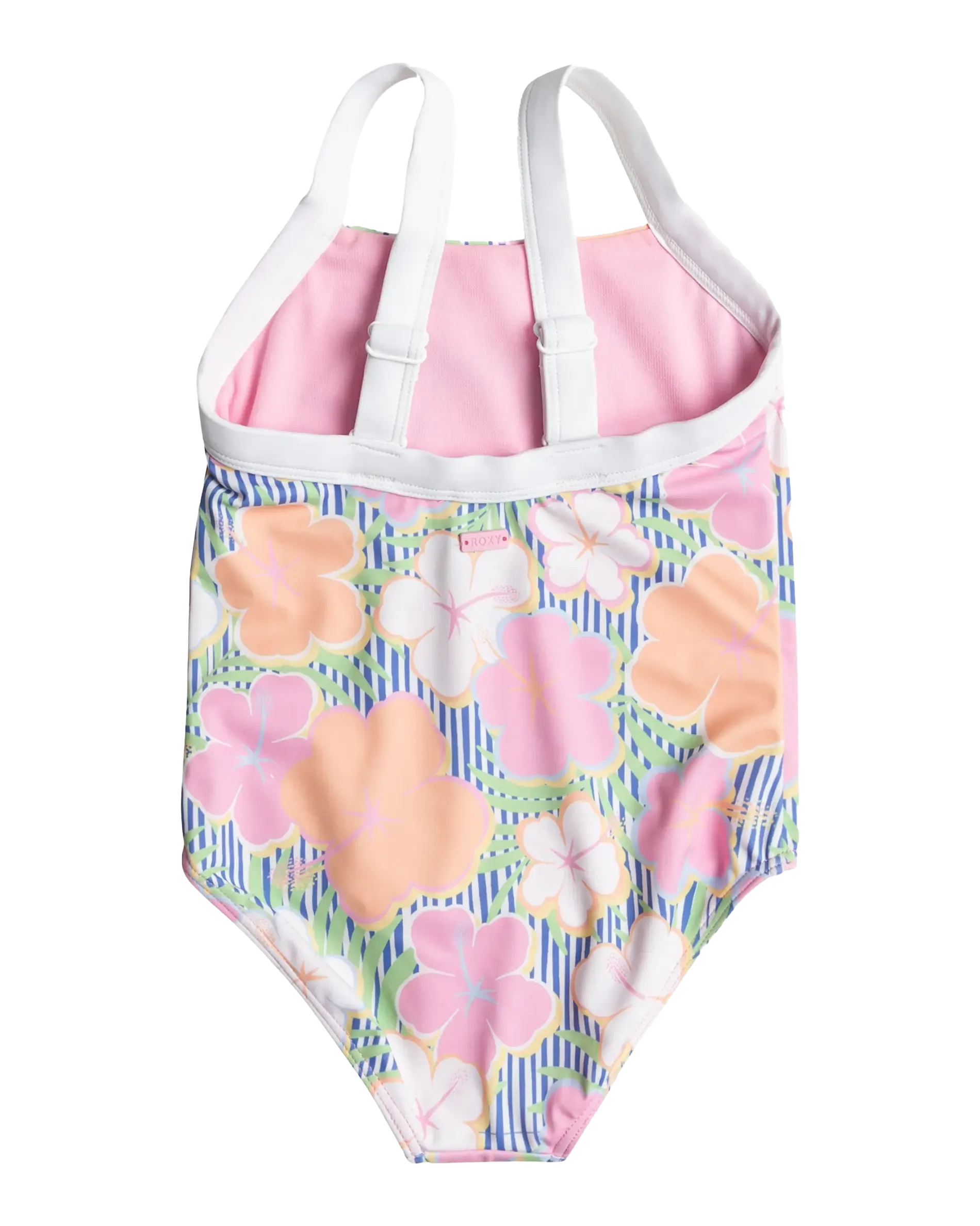 Girls Tiny Flower Swimsuit in Ultramarine & Teenie Flower