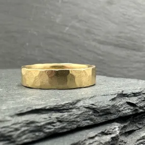 Hammered Gold Band