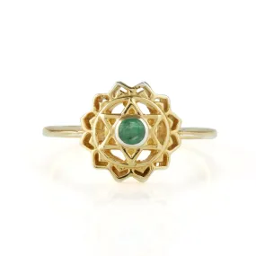 Heart Chakra Ring - Gold