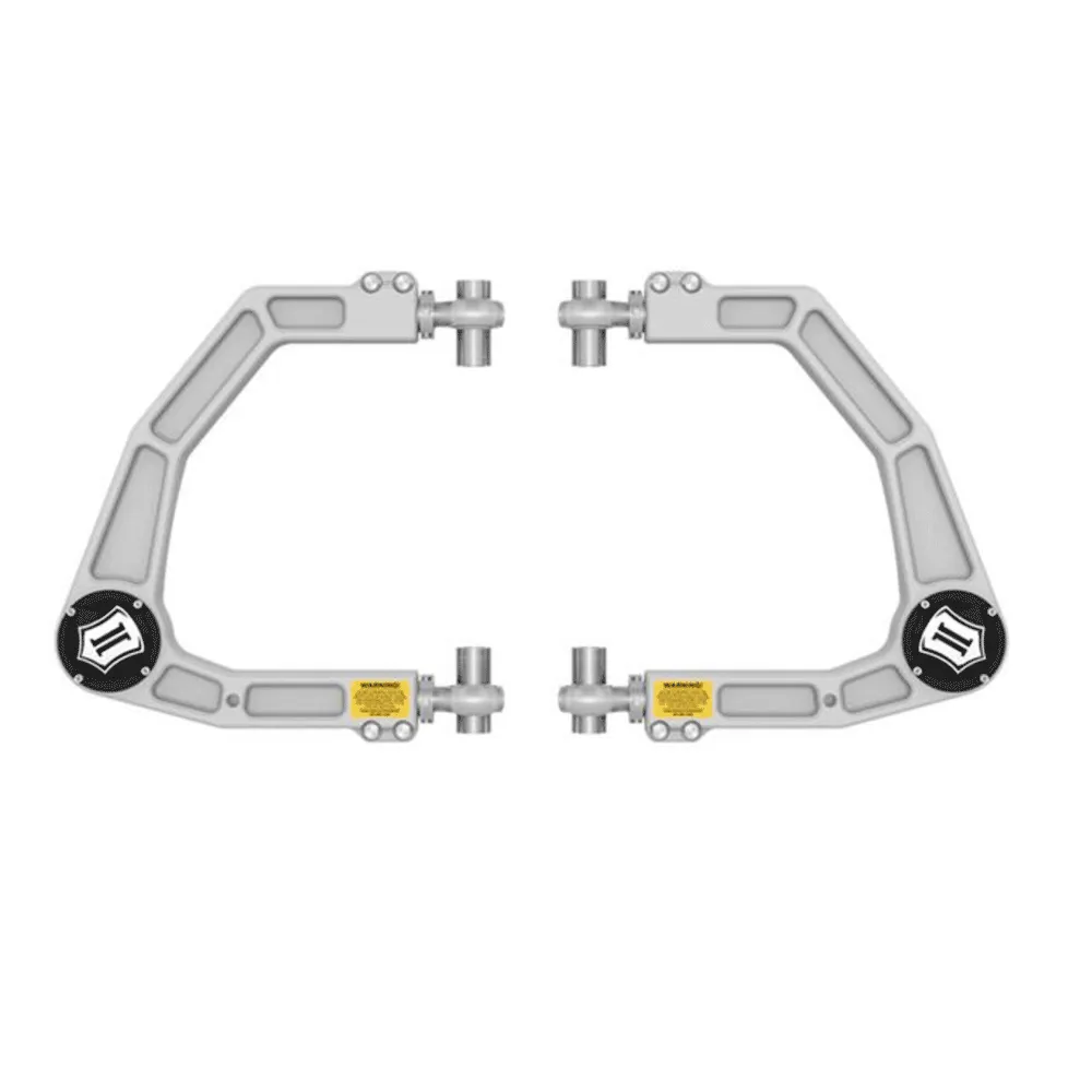 Icon - Front Billet Upper Control Arms with Delta Joint Pro - Toyota Tacoma (2024)