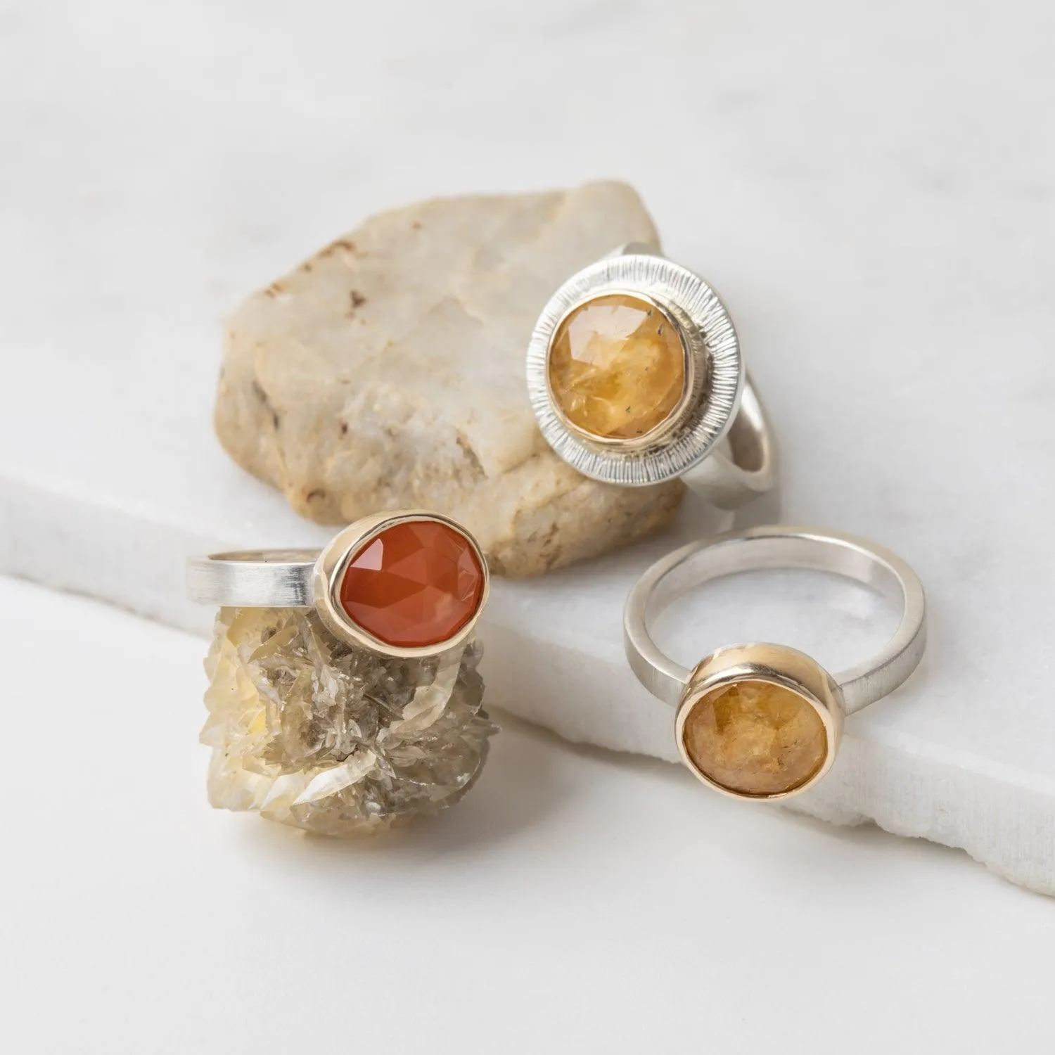 Iris - Carnelian Ring