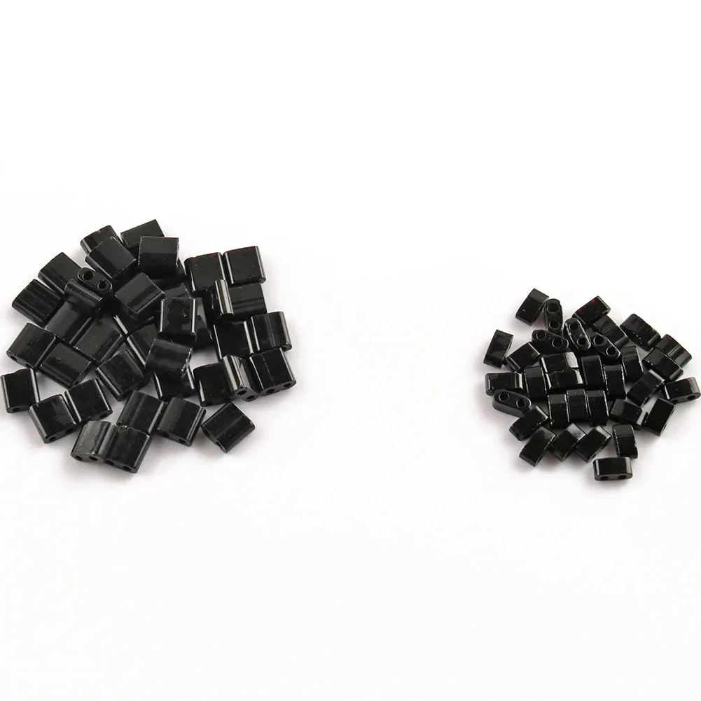 Japanese Double Seedbeads Taidian Two Hole Glass Hematite Beads for Needlework DIY Bracelets Bohemia Jewelry Accessories