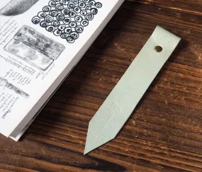 Leather Bookmarks x 2 pcs #Light Green