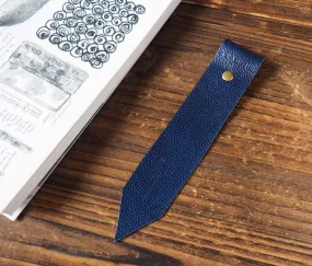 Leather Bookmarks x 2 pcs #Navy Blue