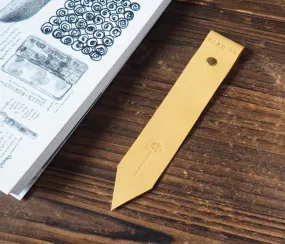 Leather Bookmarks x 2 pcs #Yellow