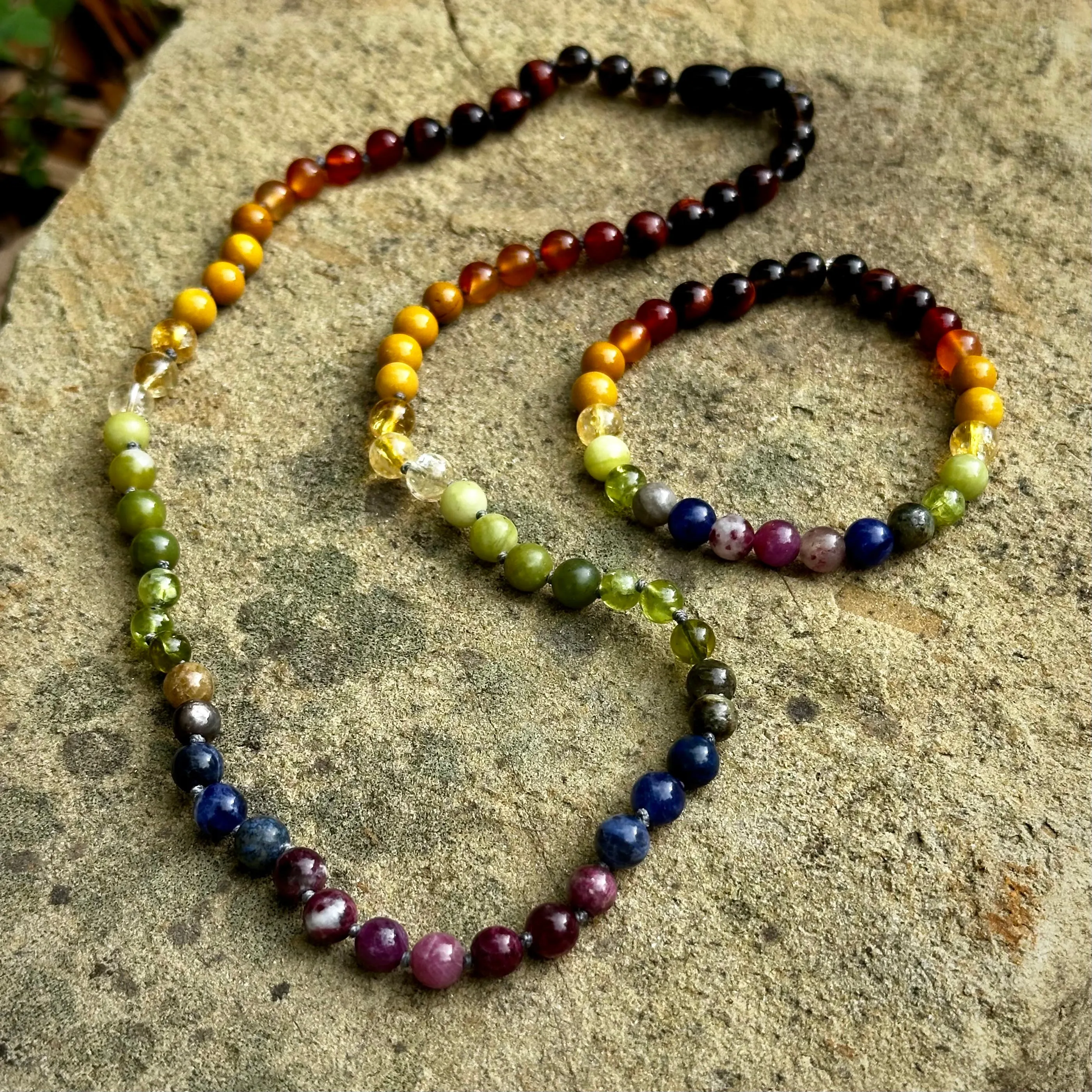 Lights, Camera, B*tch, Smile! Adulting Crystal Stretchy Stacker Bracelet