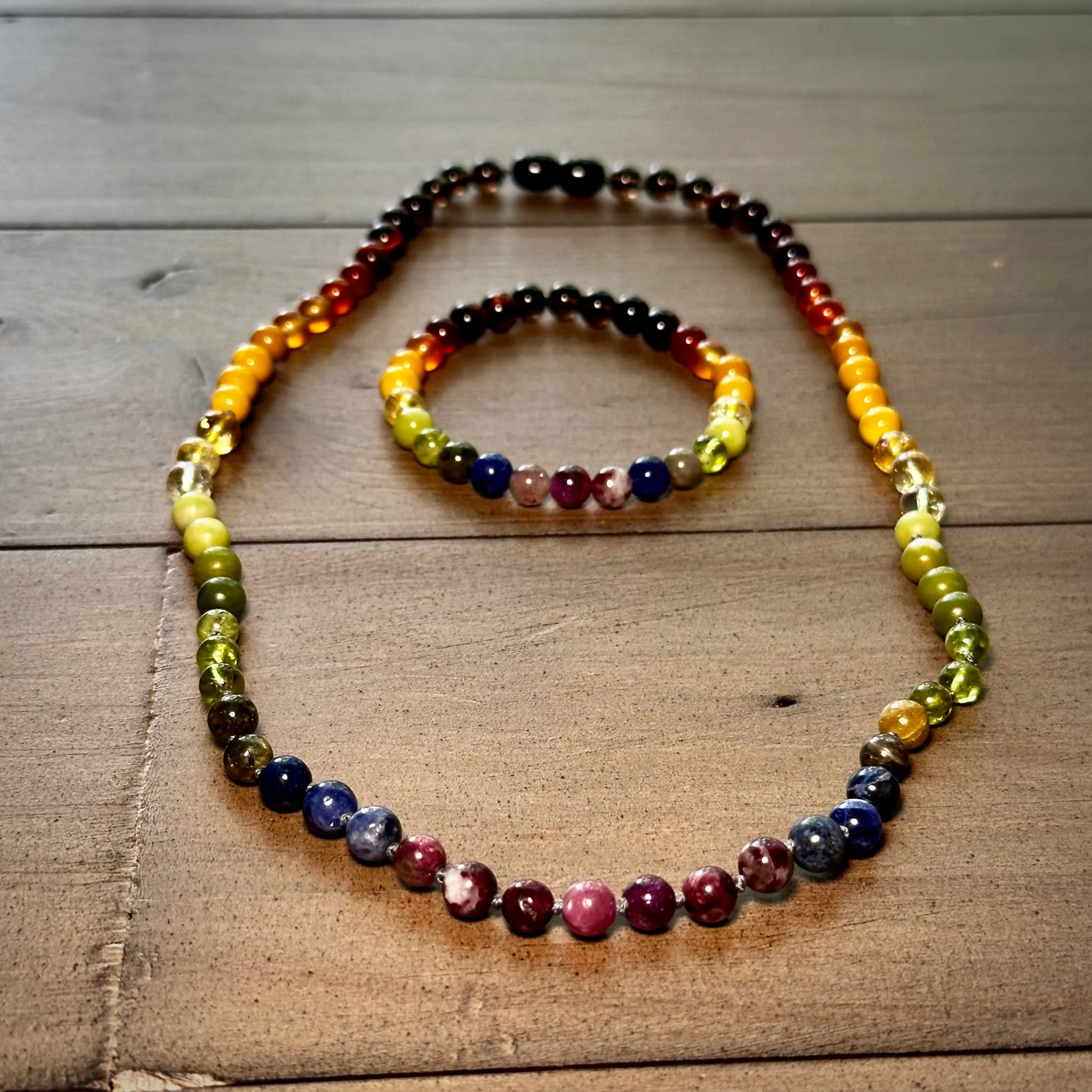 Lights, Camera, B*tch, Smile! Adulting Crystal Stretchy Stacker Bracelet