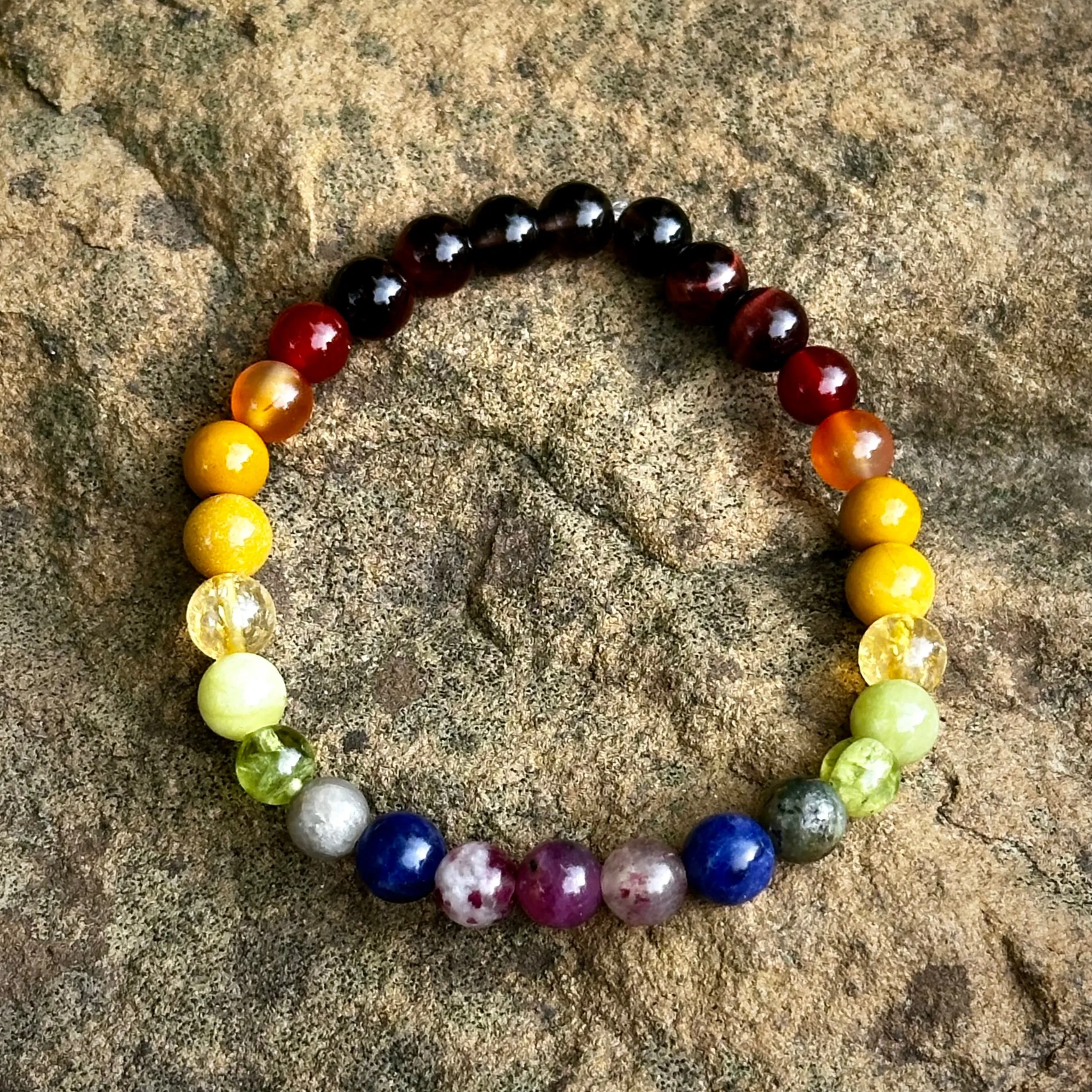 Lights, Camera, B*tch, Smile! Adulting Crystal Stretchy Stacker Bracelet