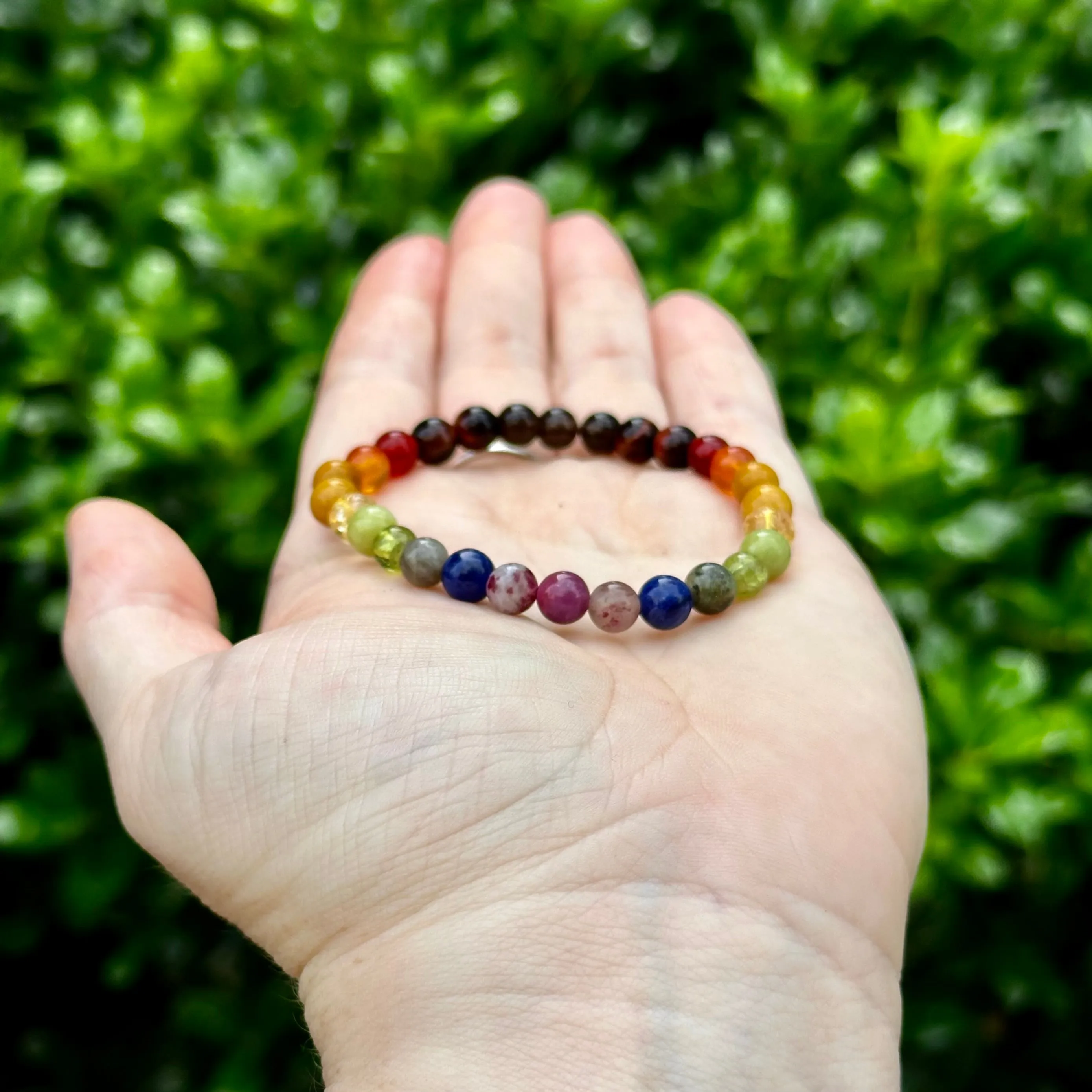Lights, Camera, B*tch, Smile! Adulting Crystal Stretchy Stacker Bracelet