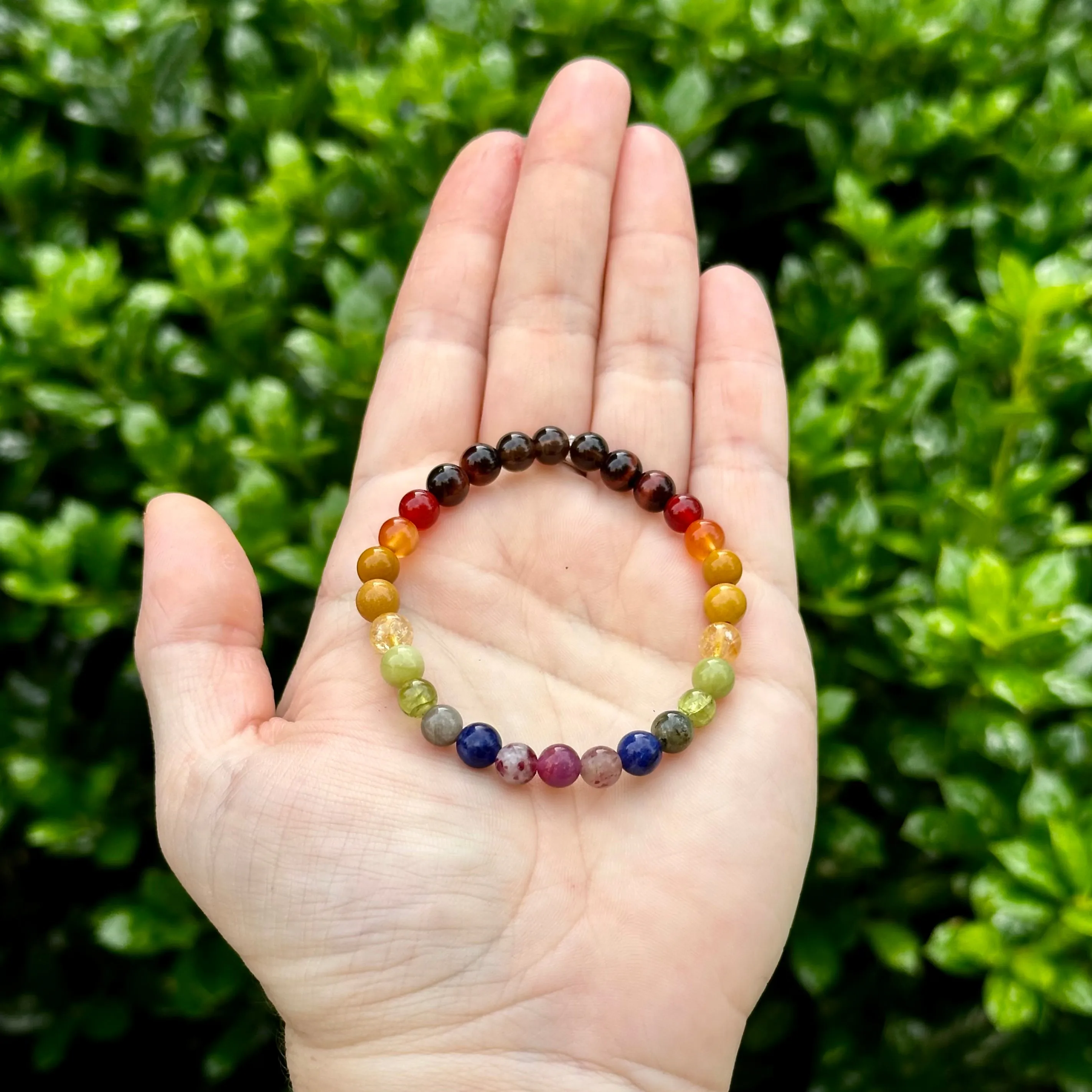 Lights, Camera, B*tch, Smile! Adulting Crystal Stretchy Stacker Bracelet