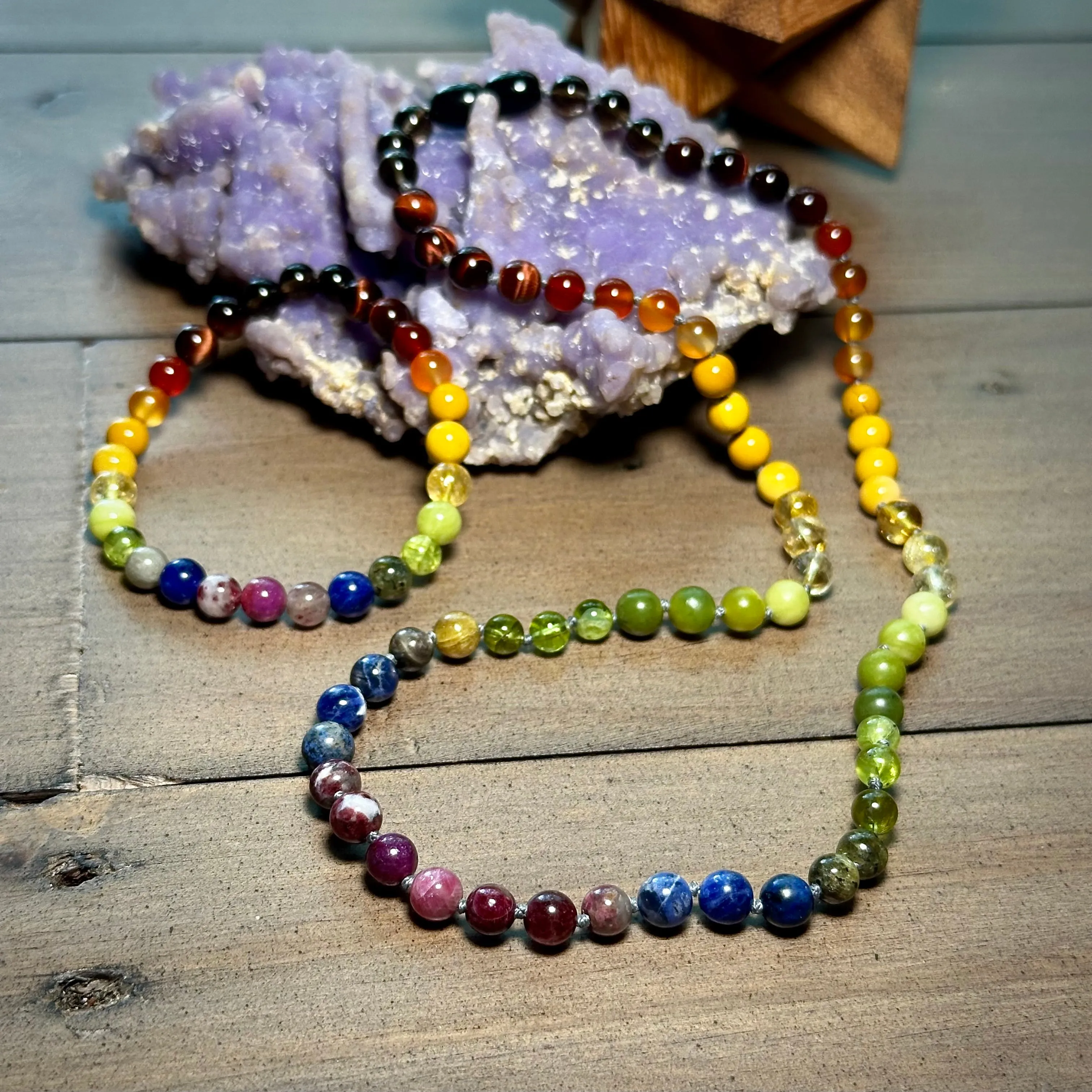 Lights, Camera, B*tch, Smile! Adulting Crystal Stretchy Stacker Bracelet