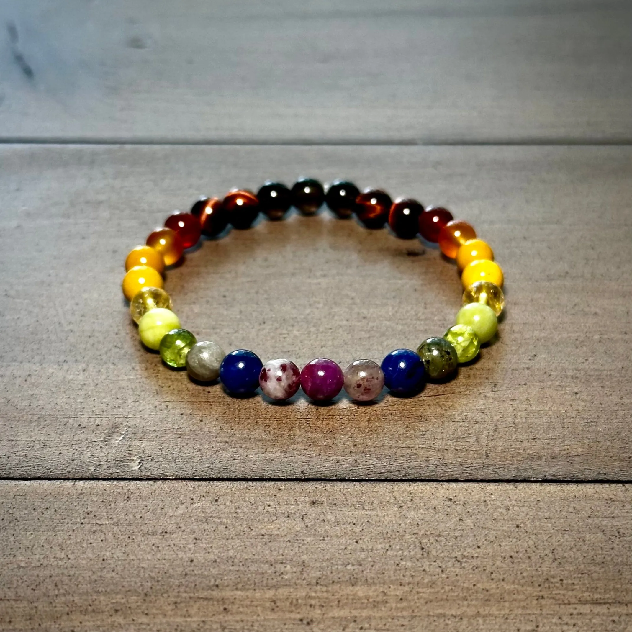 Lights, Camera, B*tch, Smile! Adulting Crystal Stretchy Stacker Bracelet