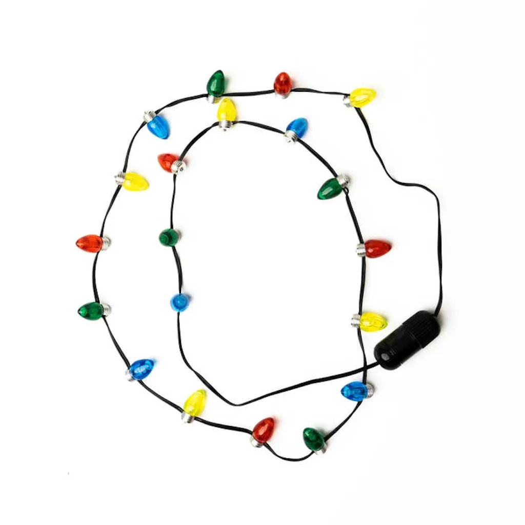 Losta Light Holiday Light Bulb Necklace 20 lights