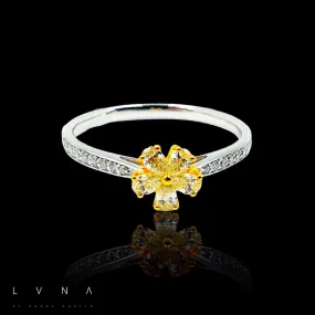 #LVNA2024 | Floral Yellow Diamond Ring 18kt