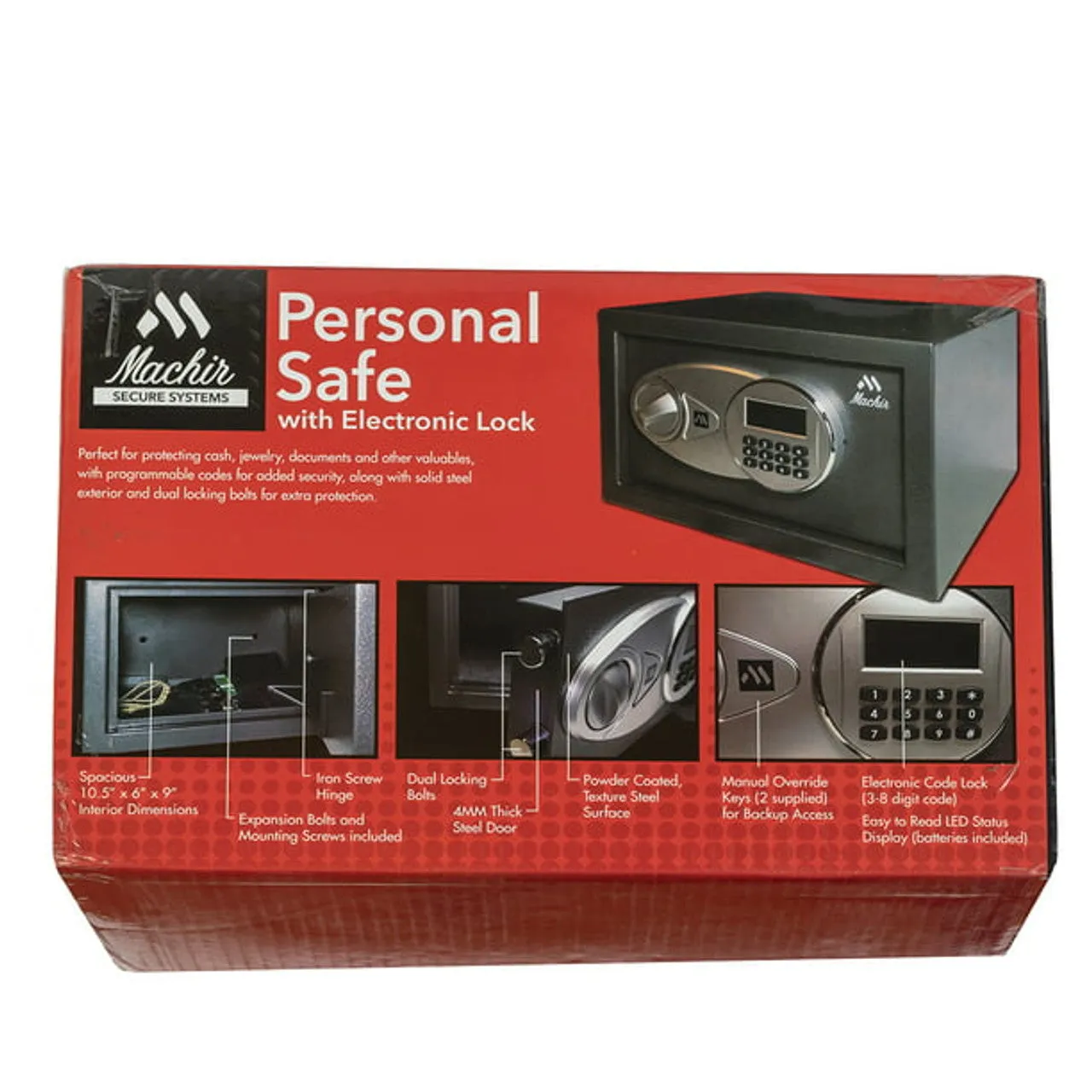 Machir 20EI Personal Electronic Fire Resistant Steel Gun Safe