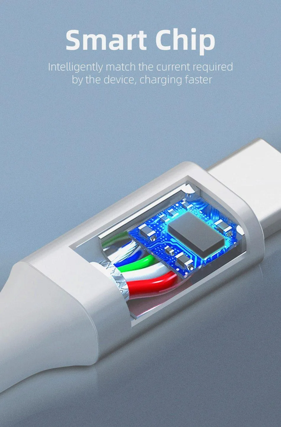 Magnetic Self Coiling USB Cable Flexible Durable Foldable Non-tangle Fast Charge Cables Micro Type-C
