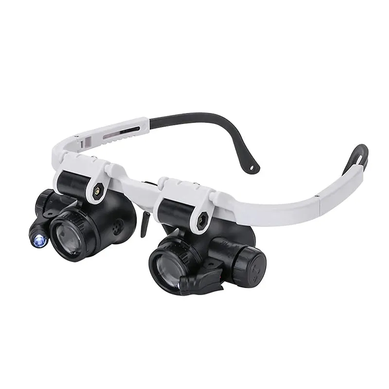 Magnifying Glasses with LED Lights for Dual Eyes
