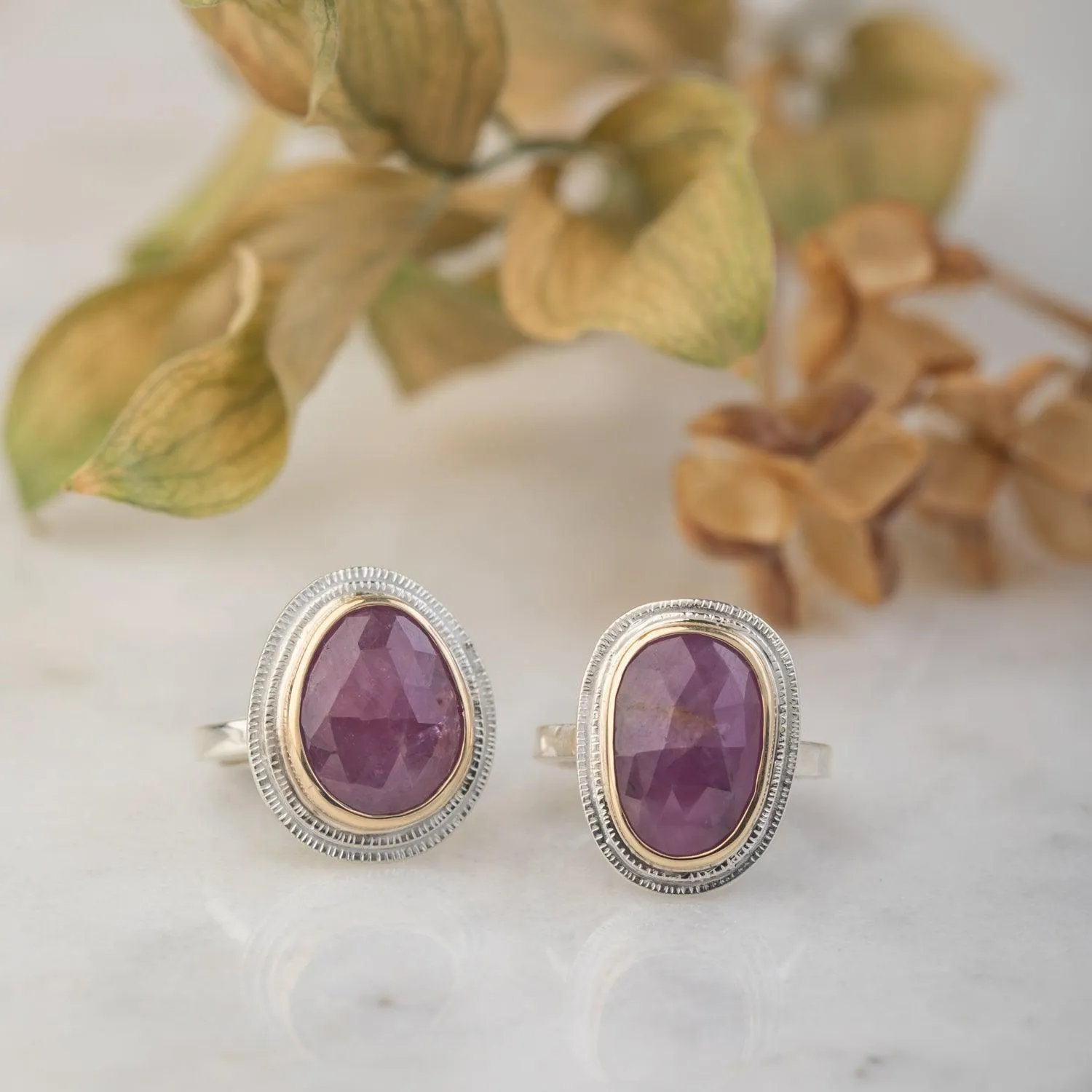 Maya - Pink Sapphire Ring