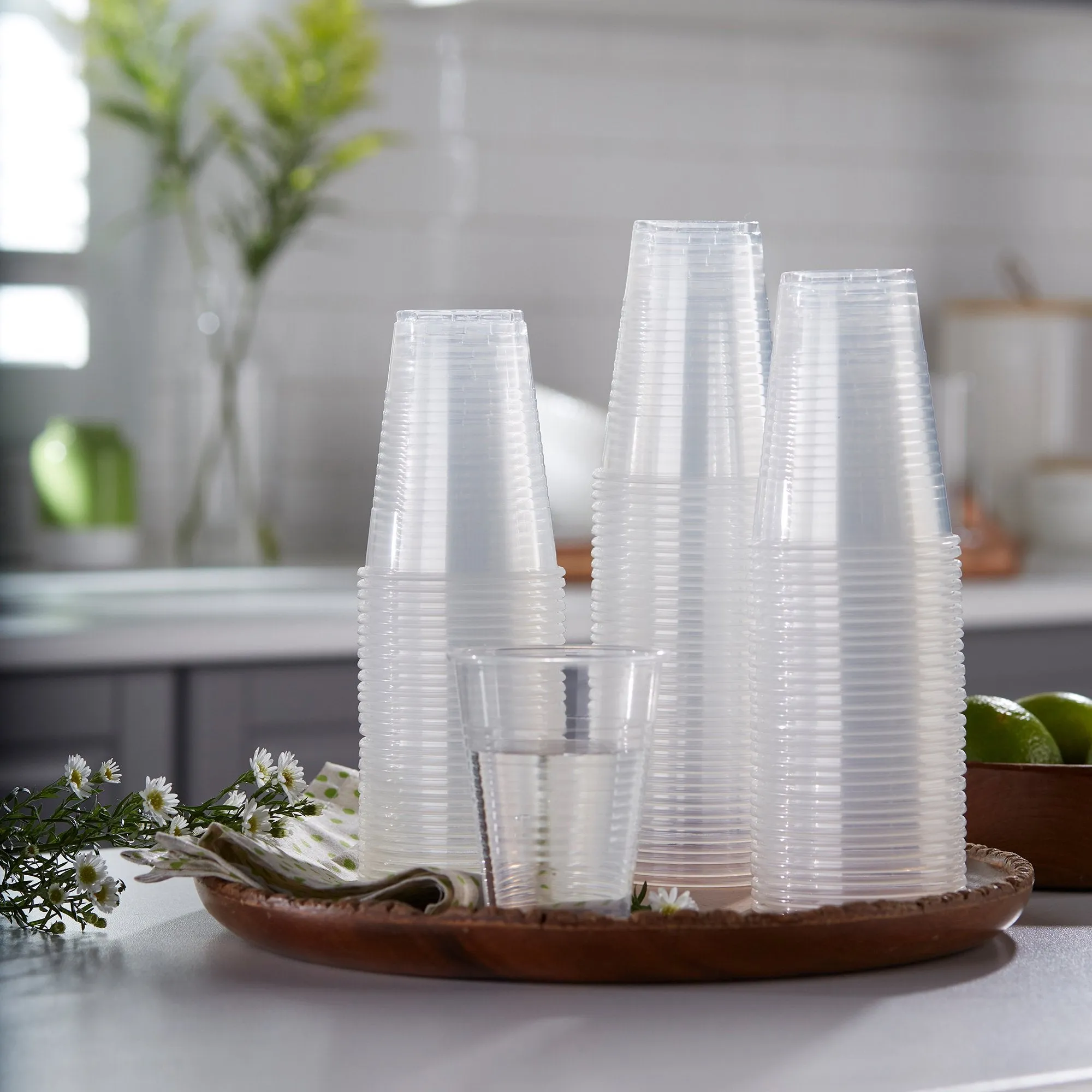 McKesson Disposable Polypropylene Drinking Cups, 9 oz., Clear