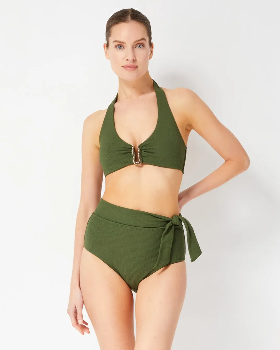 Melissa Top Olive Texture