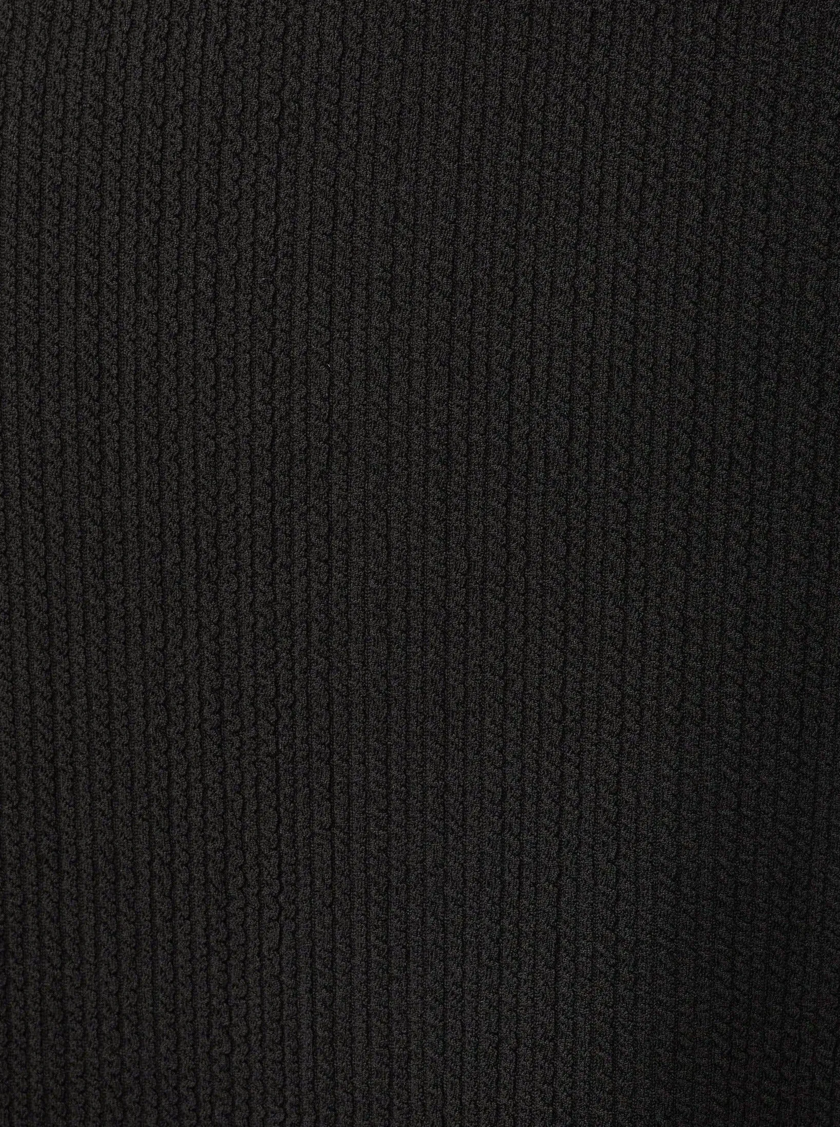 Melissa Top   Ring Trim Bottom in Black Texture