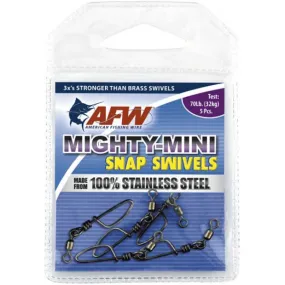 Mighty-Mini Stainless Steel Snap Swivels - AFW
