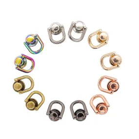 Mini D Ring Anchors - Set of 2