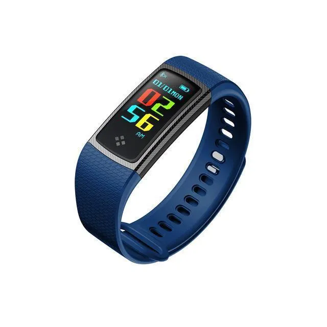 New Waterproof Colour LCD Screen Heart Rate Monitor Fitness Watch with Memory Activity Tracker Smart Band Bracelet